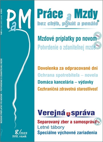 Kniha Práce a Mzdy, bez chýb, pokút a penále 8/2023