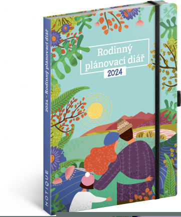 Rodinný diár – pomocník všetkých rodičov 2024, 15 × 21 cm