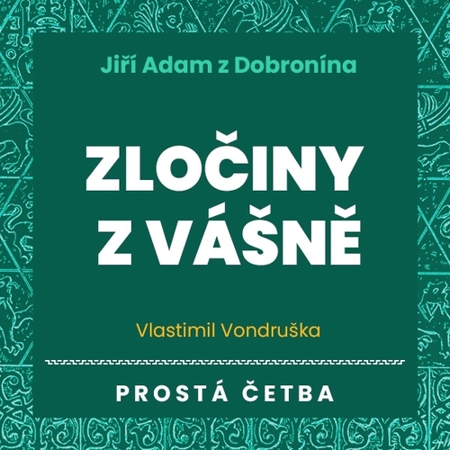 Kniha Tympanum Jiří Adam z Dobronína – Zločiny z vášně