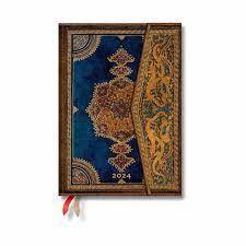 Diár 2024 Safavid Indigo Midi HOR Paperblanks