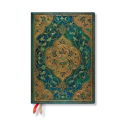 Diár 2024 Turquoise Chronicles Midi HOR Paperblanks