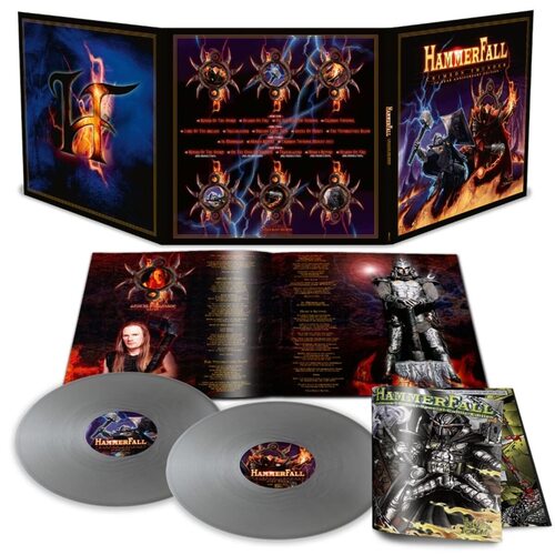 Kniha Hammerfall - Crimson Thunder: 20th Anniversary (Silver) 2LP