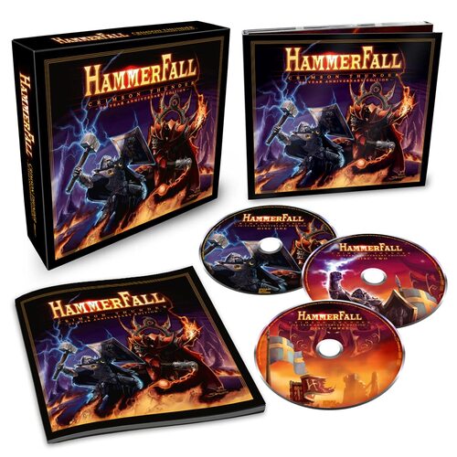 Kniha Hammerfall - Crimson Thunder: 20th Anniversary 3CD