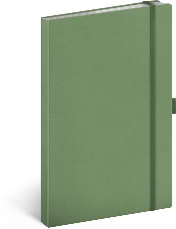 Notes Zelený, linajkovaný, 13 × 21 cm