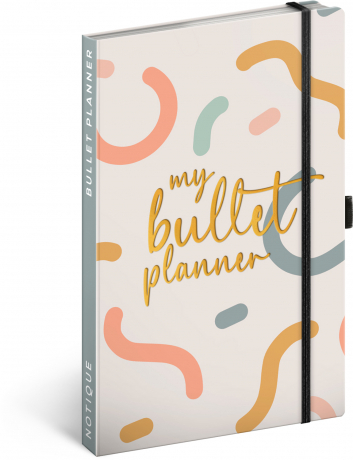 Presco Group Týždenný nedatovaný diár My Bulelt Planner, 13 × 21 cm CZ/SK