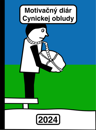 Kniha Motivačný diár Cynickej obludy 2024