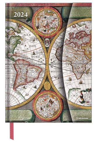 Diár Neumann 2024 Antique Maps veľký