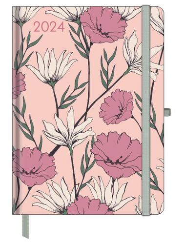 Diár Neumann 2024 Floral veľký