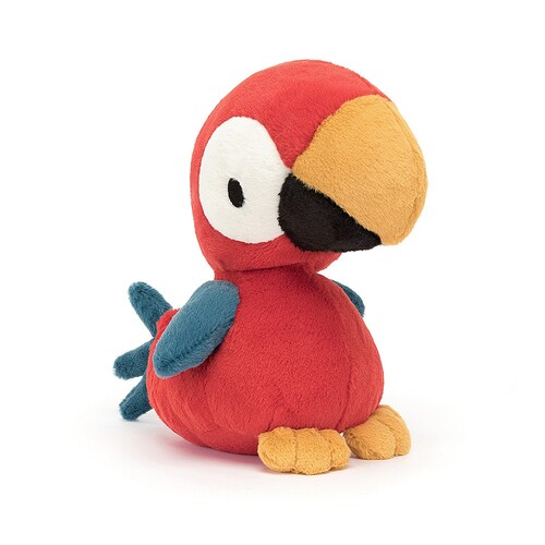 Kniha JELLYCAT Odvážny papagáj Beak plyšová hračka JELLYCAT