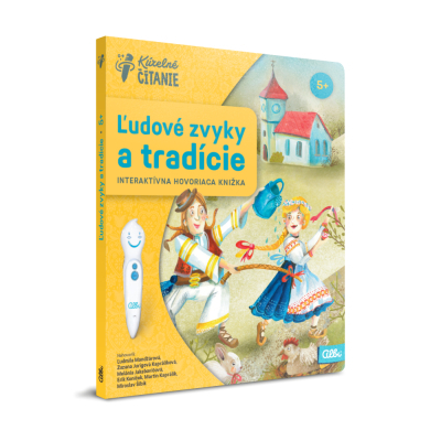 Kniha Ľudové zvyky a tradície - interaktívna hovoriaca knižka (Kúzelné čítanie) - neobsahuje ceruzku Albi