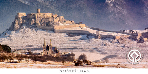 Pohľadnica panoráma Spišský hrad o01