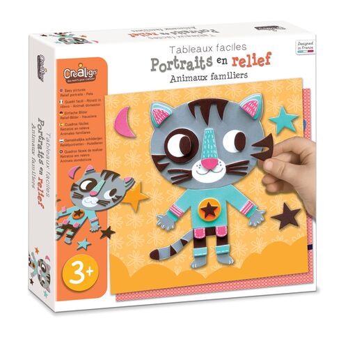 Kniha Crea Lign Penové obrázky Domáce zvieratká 3+