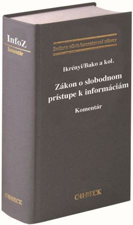 Kniha Zákon o slobodnom prístupe k informáciám. Komentár