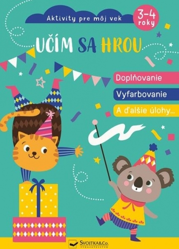 Kniha Učím sa hrou - Doplňovanie, vyfarbovanie a ďalšie úlohy