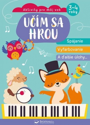 Kniha Učím sa hrou - Spájanie, vyfarbovanie a ďalšie úlohy