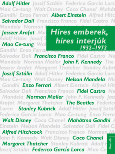 Kniha Híres emberek, híres interjúk 2. - 1932-1972 - Kolektív autorov