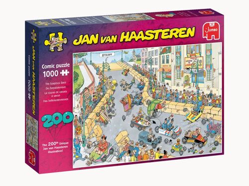 Puzzle Bláznivé preteky 1000 Jan van Haasteren