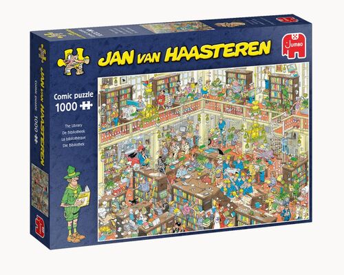 Puzzle Knižnica 1000 Jan van Haasteren