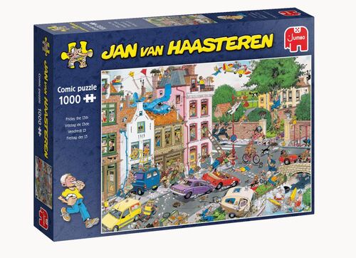 Puzzle Piatok trinásteho 1000 Jan van Haasteren