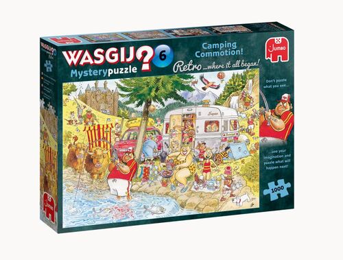 Puzzle Rozruch v tábore 1000 Wasgij