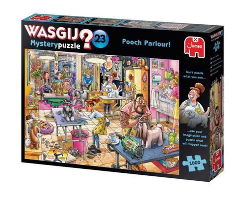 Puzzle Záhada v psom salóne 1000 Wasgij