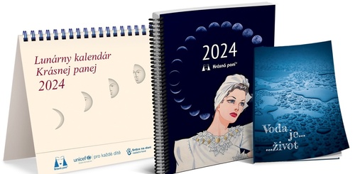 Kniha Lunárny kalendár Krásnej panej 2024 - stolový