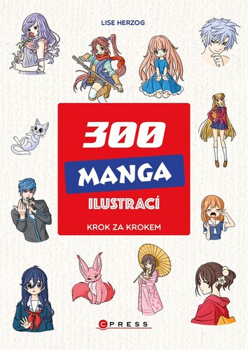 Kniha 300 manga ilustrací