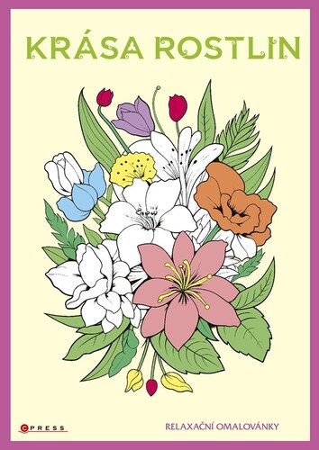 Kniha Krása rostlin - relaxační omalovánky