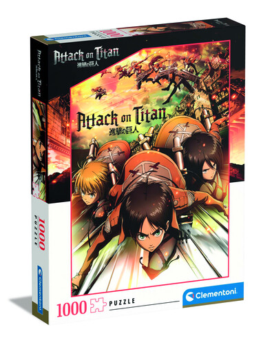 Trigo Puzzle Attack On Titans 1000 Clementoni