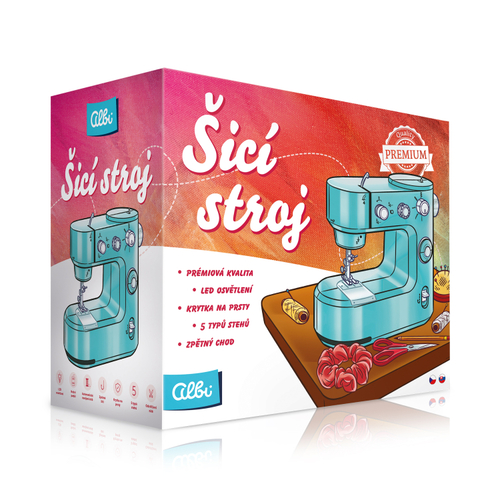 Albi Science: Modrý šijací stroj