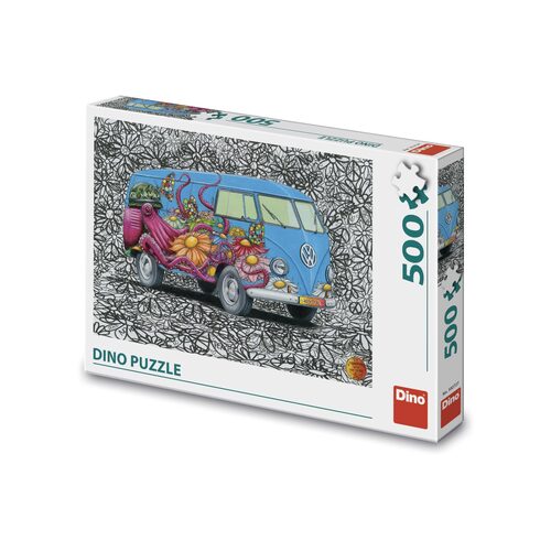 Kniha Puzzle 500 Hippies VW