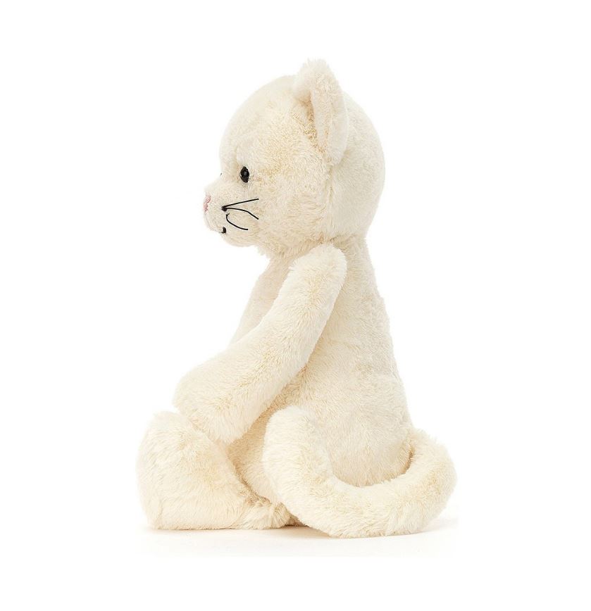 BASHFUL Krémové mačiatko plyšová hračka JELLYCAT