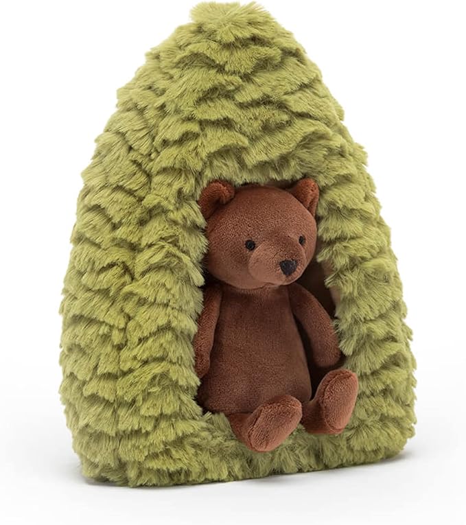 Lesný medveď v brlohu plyšová hračka JELLYCAT