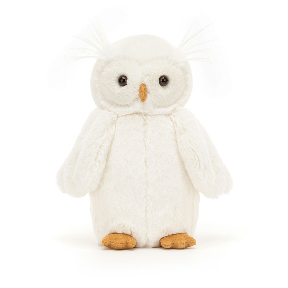 Bashful biela sova plyšová hračka JELLYCAT
