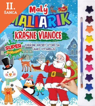 Lacná kniha Malý maliarik-Krásne Vianoce