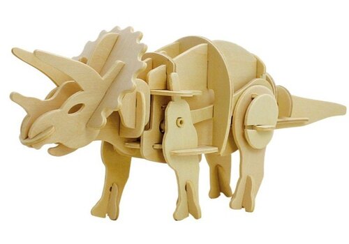 Pohyblivé 3D Puzzle Triceratops