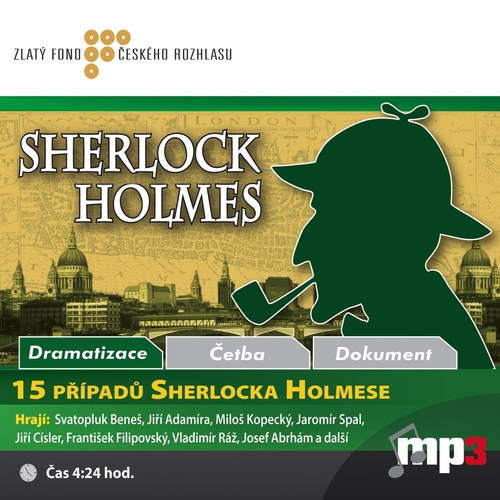 Kniha Radioservis 15 případů Sherlocka Holmese