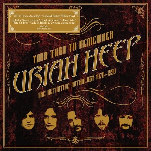 Kniha Uriah Heep - Your Turn To Remember: The Definitive Anthology 1970-1990 (Yellow) 2LP