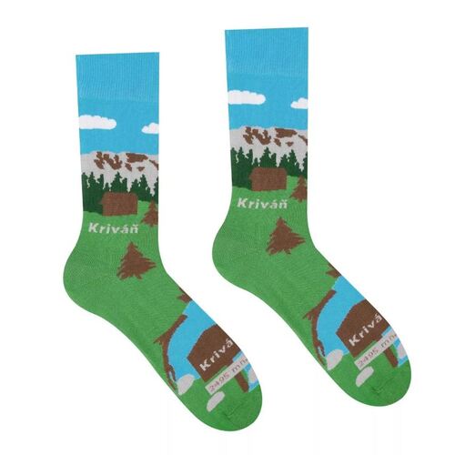 Unisex ponožky Kriváň HestySocks (veľkosť: 39-42)
