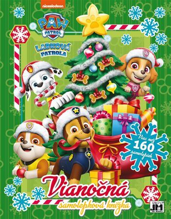 Kniha Vianočná samolepková knižka Labková patrola