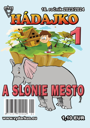 Kniha Hádajko 1 2024 a slonie mesto - Jela Mlčochová