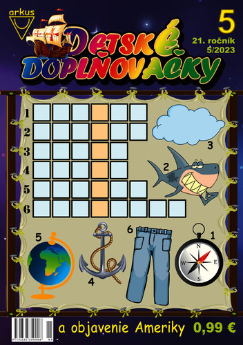 Kniha Detské doplňovačky 5 2023 a objavenie Ameriky - Jela Mlčochová