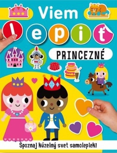 Kniha Princezné - viem lepiť
