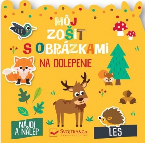 Kniha Les - môj zošit s obrázkami na dolepenie