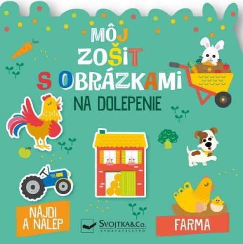 Kniha Farma - môj zošit s obrázkami na dolepenie