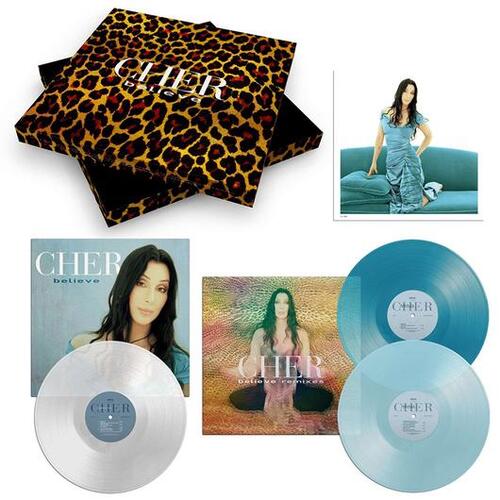 Kniha Cher - Believe: 25th Anniversary Edition (Clear/Blue) 3LP