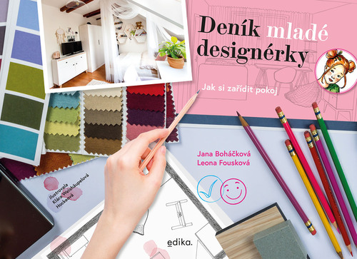 Kniha Deník mladé designérky - Leona Fousková