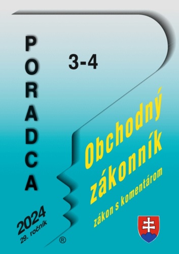 Kniha Poradca 3-4/2024 – Obchodný zákonník s komentárom