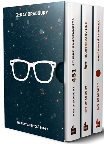 Kniha Ray Bradbury BOX: 451 stupňů Fahrenheita, Ilustrovaný muž, Marťanská kronika - Ray Bradbury