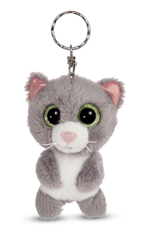 Kniha NICI NICI Glubschis kľúčenka Mačka šedá Felinja 9cm, GREEN